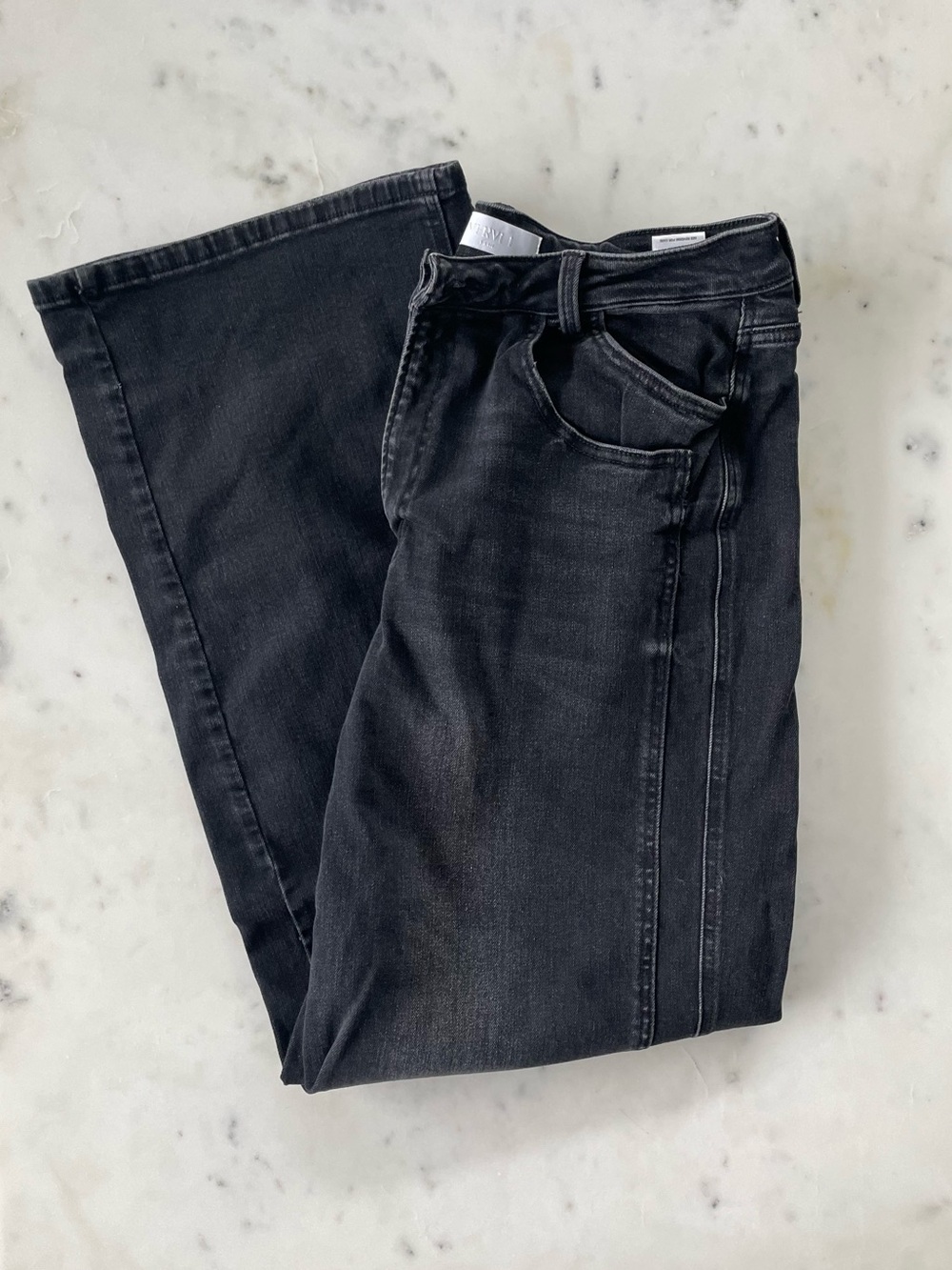 Vervet Black Wide-Leg Jeans